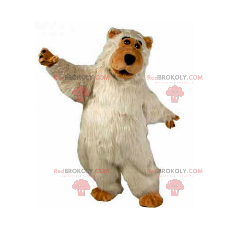 Bear mascot long and soft - Redbrokoly.com