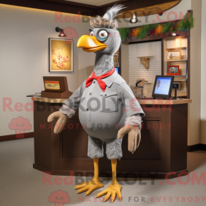 Grijze Hens mascottekostuum...
