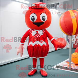Red But mascot costume...