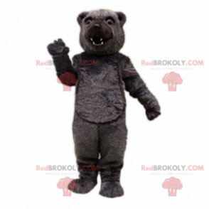 Mascotte dell'orso dai capelli neri - Redbrokoly.com