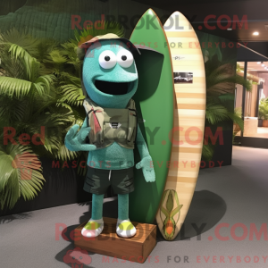 Forest Green Surfboard...