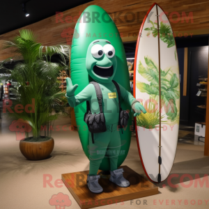 Forest Green Surfboard...