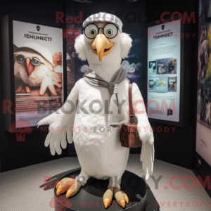 White Harpy mascot costume...