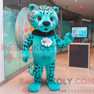 Turkis Jaguar maskot...