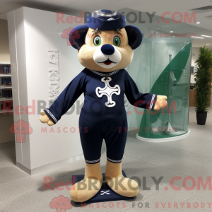 Navy Celtic Cross maskot...