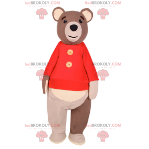 Bear maskot med genser - Redbrokoly.com