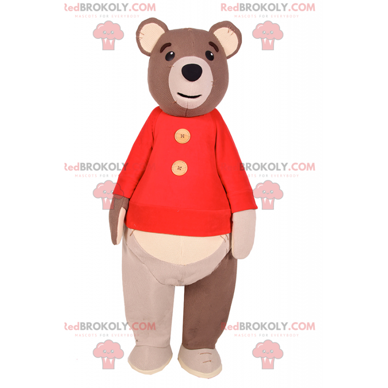 Urso mascote com suéter - Redbrokoly.com Urso mascote com suéter - Redbrokoly.com