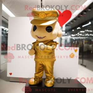 Postava maskota Gold Love...