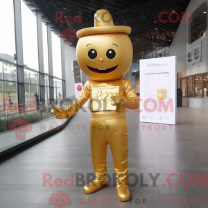 Gold Love Letter maskot...
