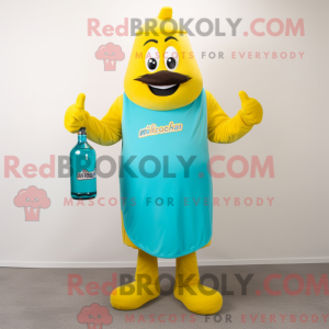 Turquoise Bottle Of Mustard...