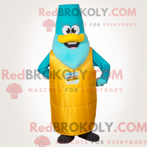 Turquoise Bottle Of Mustard...