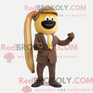 Brun bamaskotkostyme kledd...