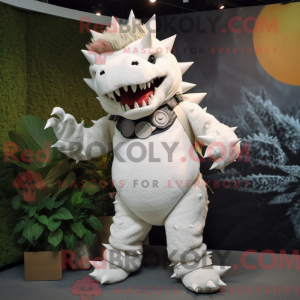 Hvit Stegosaurus...