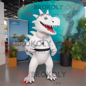 Hvit Stegosaurus...