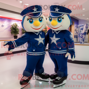 Navy Pair Of Ice Skates...