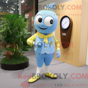 Postava maskota Sky Blue...