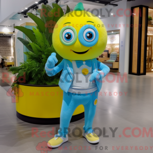 Sky Blue Lemon mascot...