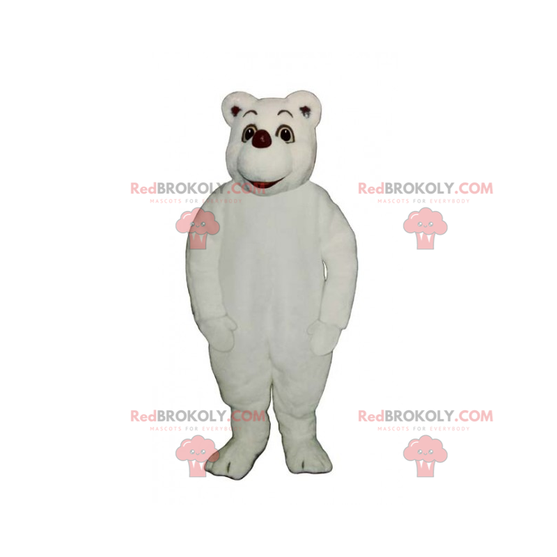 Isbjørn maskot - Redbrokoly.com Isbjørn maskot - Redbrokoly.com
