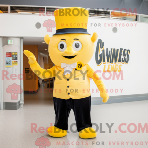 Personaggio mascotte giallo...