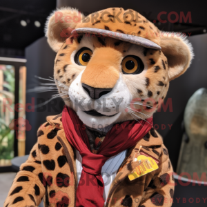 Cheetah mascotte kostuum...