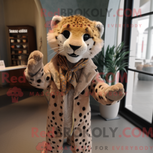 Gepard Maskottchen Kostüm...
