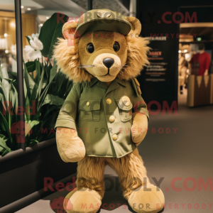 Olive Tamer Lion maskot...