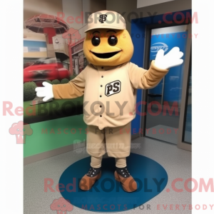 Beige honkbalhandschoen...