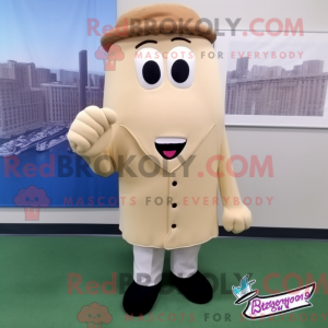 Beige baseball handske...