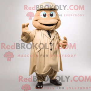 Beige baseballhanske...