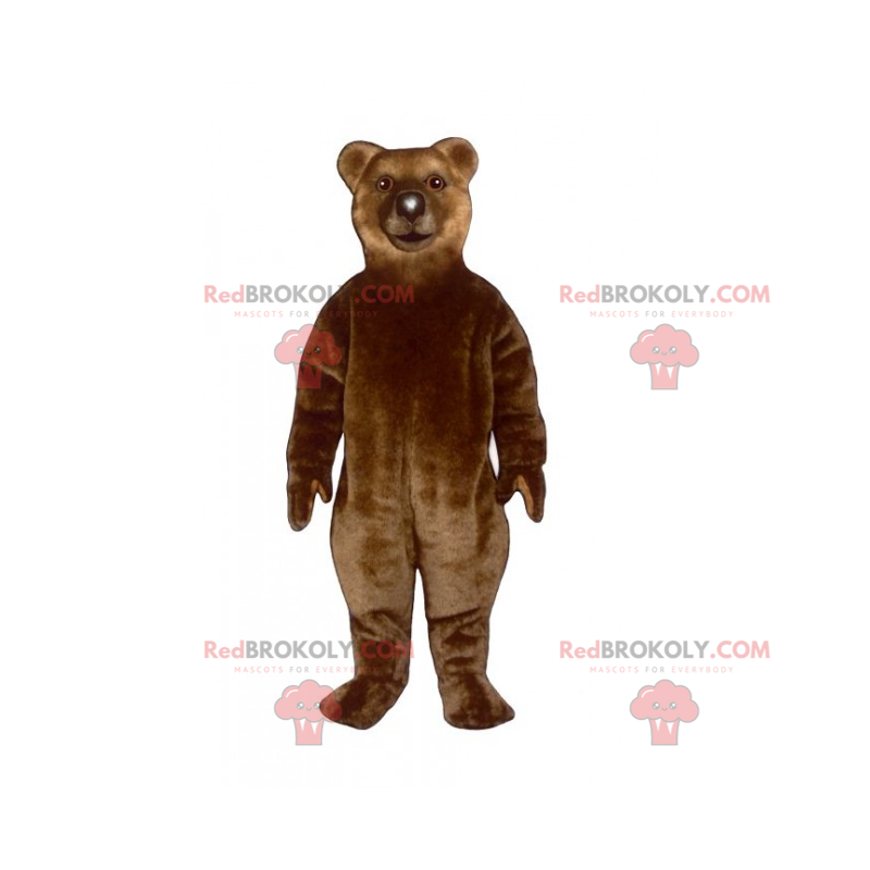 Classic brown bear mascot - Redbrokoly.com