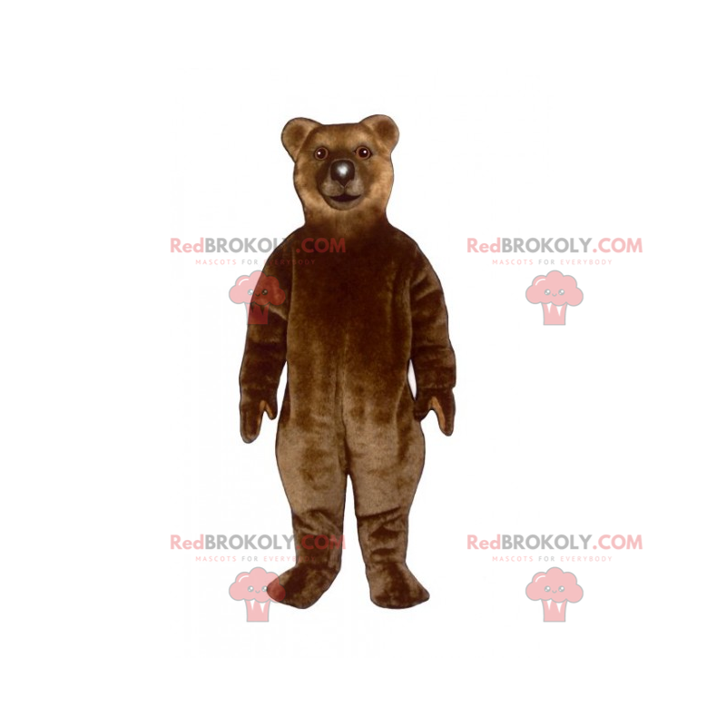 Klasický medvěd hnědý maskot - Redbrokoly.com