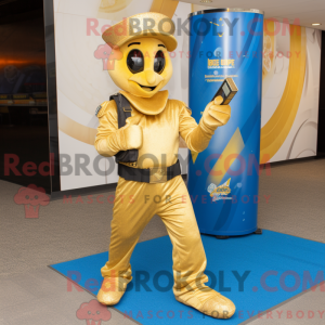 Gold Marine Recon maskot...