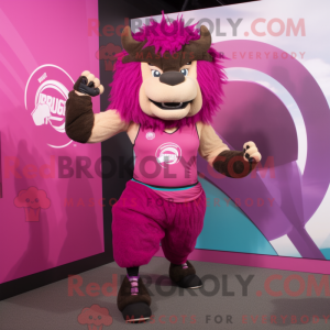 Postava maskota Magenta...