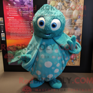 Turquoise Oyster mascot...