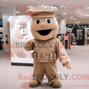 Maskottchenkostüm Soldat in...