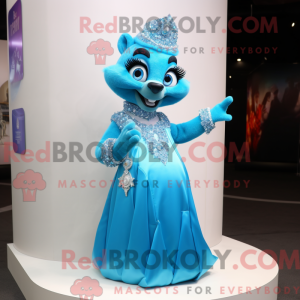 Disfraz de mascota Cyan...