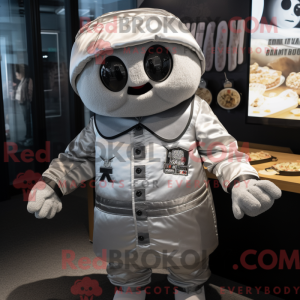 Sølv Ramen maskot kostume...