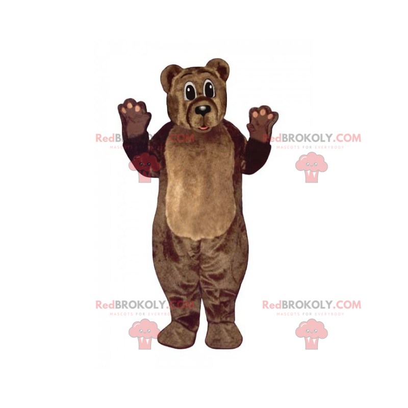 Mascotte d'ours des bois - Redbrokoly.com Mascotte d'ours des bois - Redbrokoly.com
