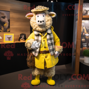 Mascotte de mouton mérinos...