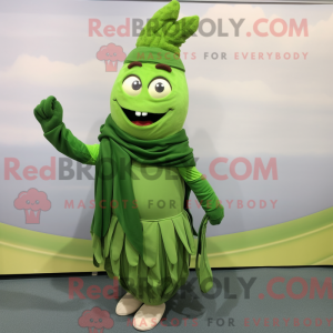 Costume mascotte d asperges...