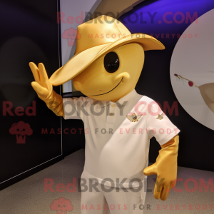 Gold Stingray mascot...