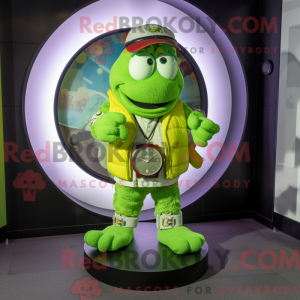 Lime Green Lasagna mascot...