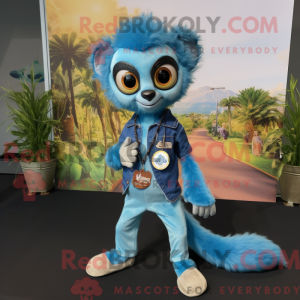 Disfraz de mascota Lemur...