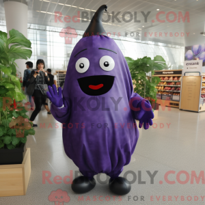 Maskot z bakłażana kostyme...