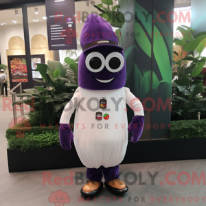 Maskot z bakłażana kostyme...