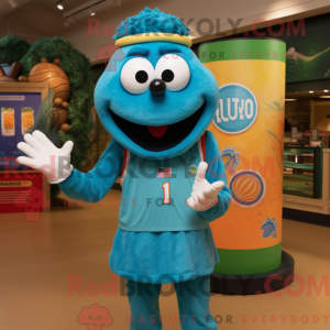 Turquoise Jambalaya mascot...