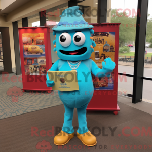 Turquoise Jambalaya mascot...