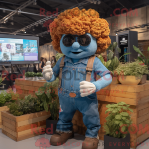 Rust blomkål maskot drakt...