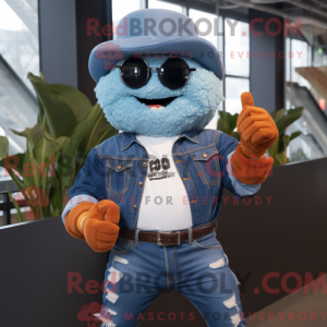 Rust blomkål maskot drakt...