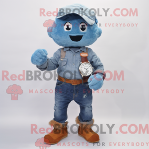 Rust blomkål maskot drakt...
